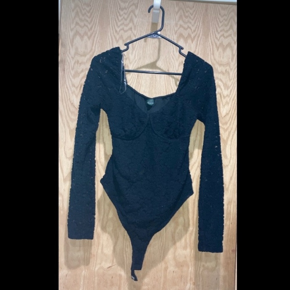 Black lace Body suit